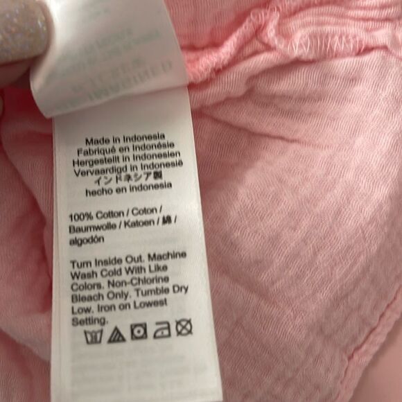 J. CREW Cotton Camisole Tank Top Pink size XL - Picture 4 of 4
